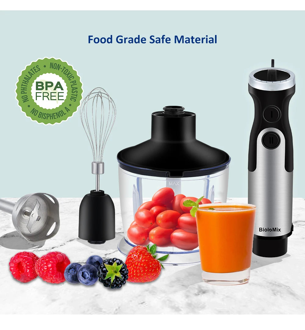 Biolomix 1200W Five In One Immersion Hand Blender Kit
