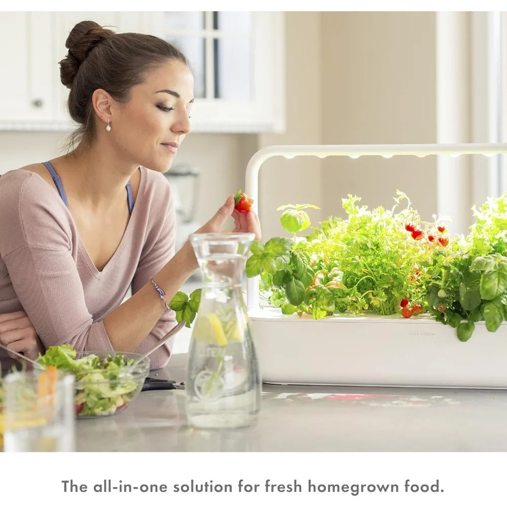 Hign Concerned Indoor Herb Garden Kit With Grow Light