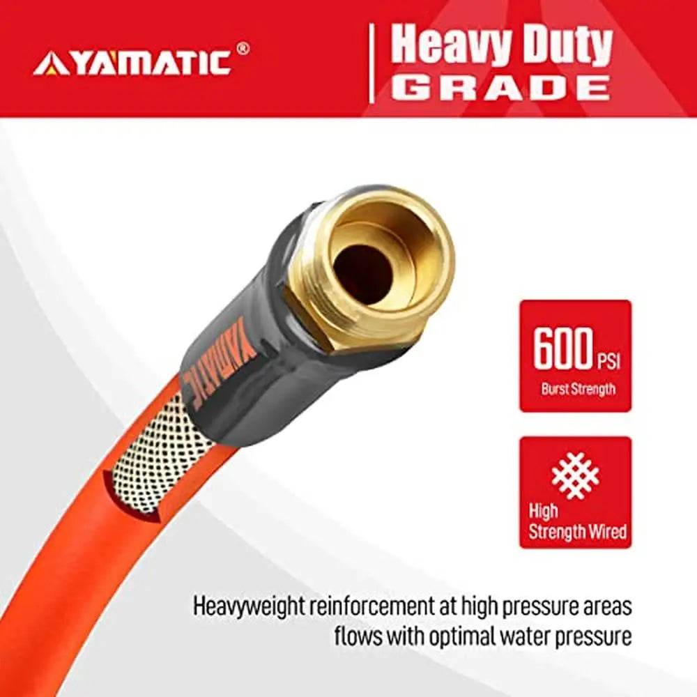 Dutrieux Heavy Duty All Weather Water Hose With Solid Brass