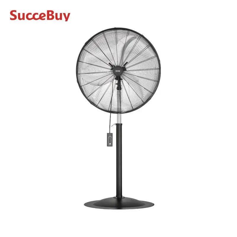 SucceBuy Pedestal Fan 3 Speed Oscillating Standing