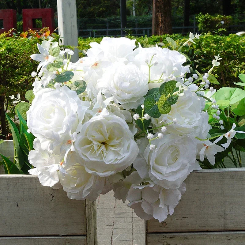 CN Guangdong Artificial Flower Ball Wedding Centerpiece
