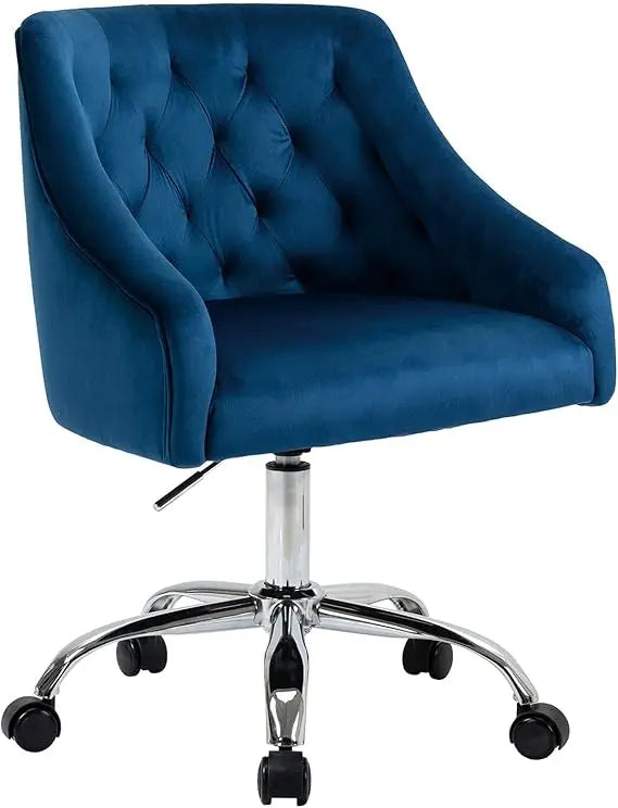 Feicheng Velvet Home Office Desk Chair Height Adjustable