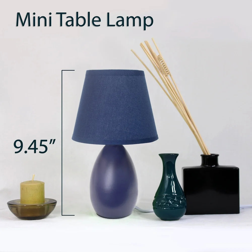 DUTRIEUX Ceramic Table Lamp Fabric Shade Candelabra Base