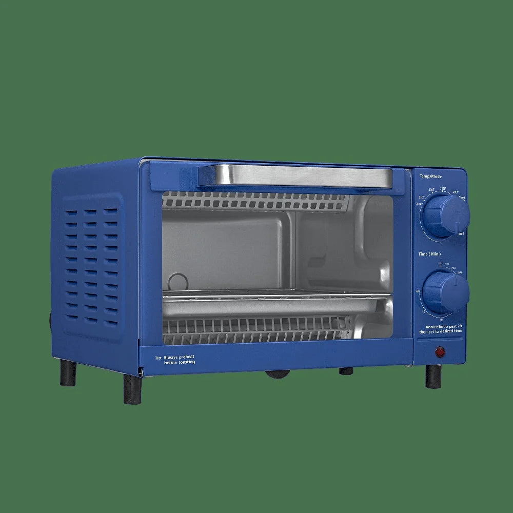 XMSJ Compact Toaster Oven With Rack Pan And Easy Clean
