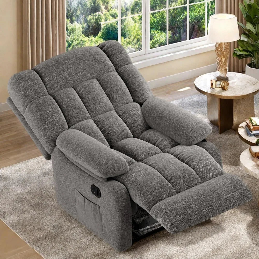 OEING Power Recliner Chair With Adjustable Backrest
