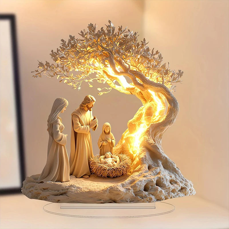 Hign Concerned Chemical Easter Nativity Figurine Decor