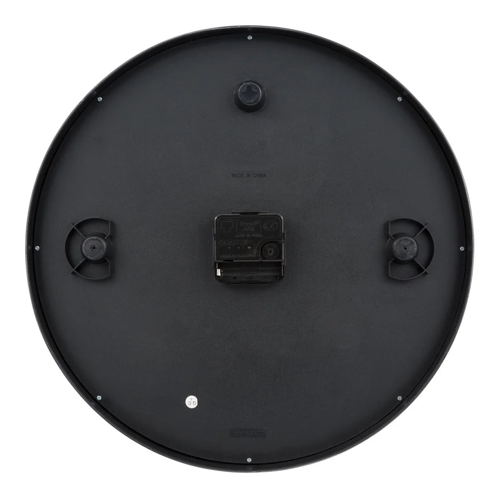 XMSJ Commercial Quartz Wall Clock Dual Time Format Display