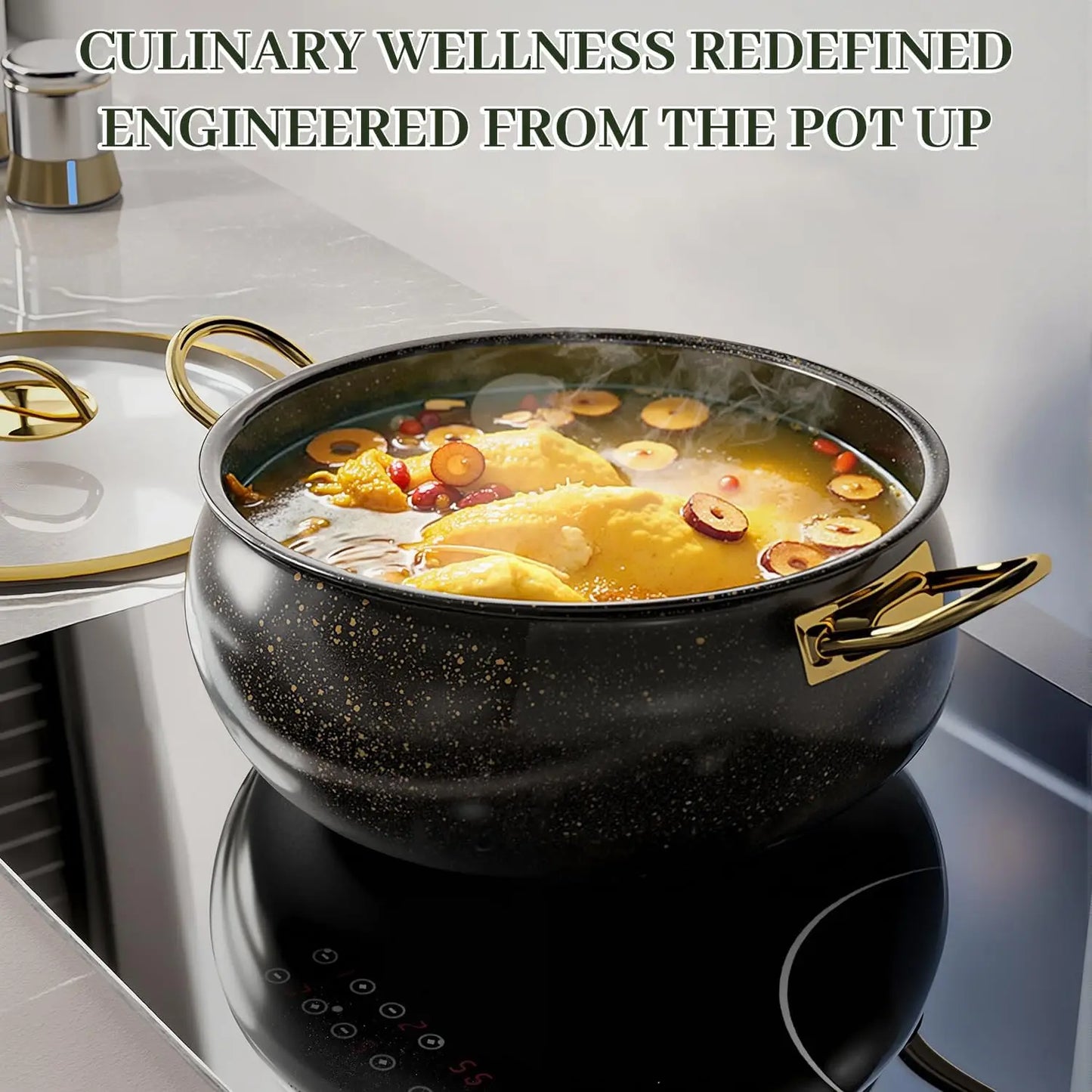 Five Ply Stainless Steel Cookware Set Induction Compatible