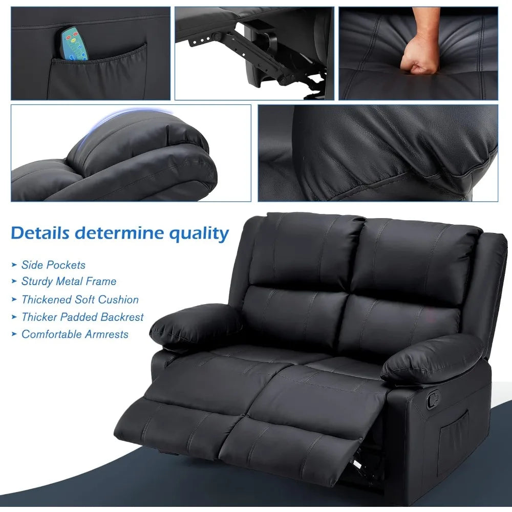 HUANZHUANG Home Theater Seating With Massage And Heat