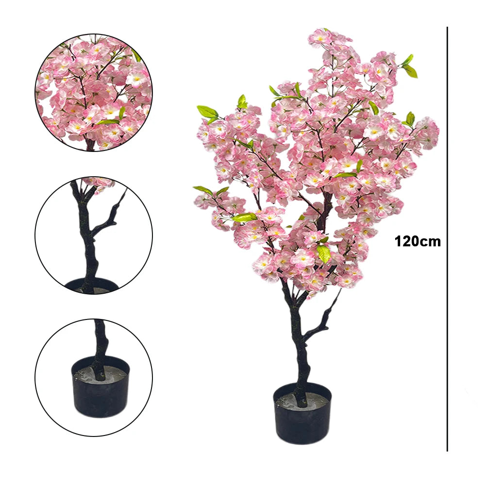 HiMISS Artificial Cherry Blossom Tree For Home And Office Decor