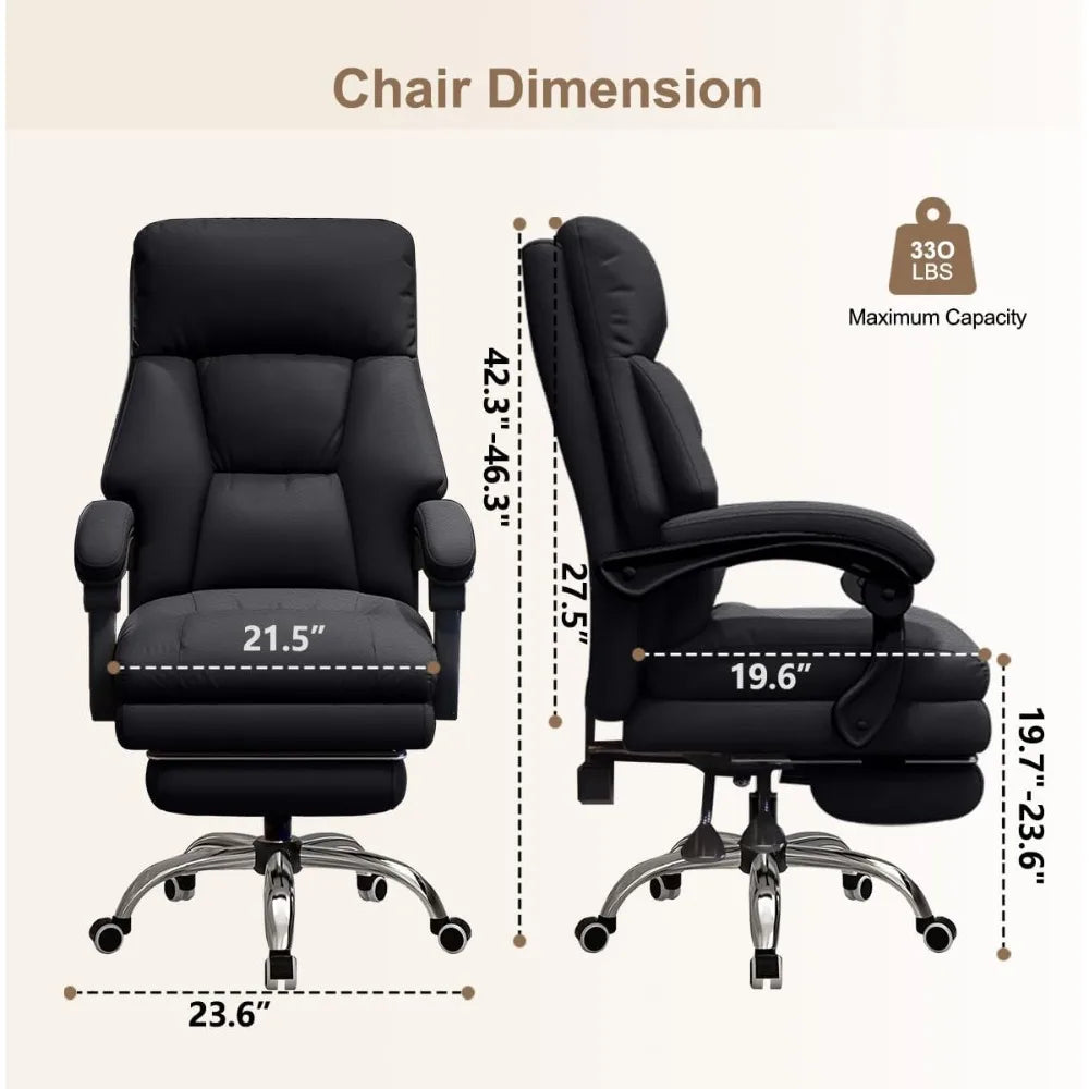HUANZHUANG High Back Office Chair Ergonomic Desk Chair