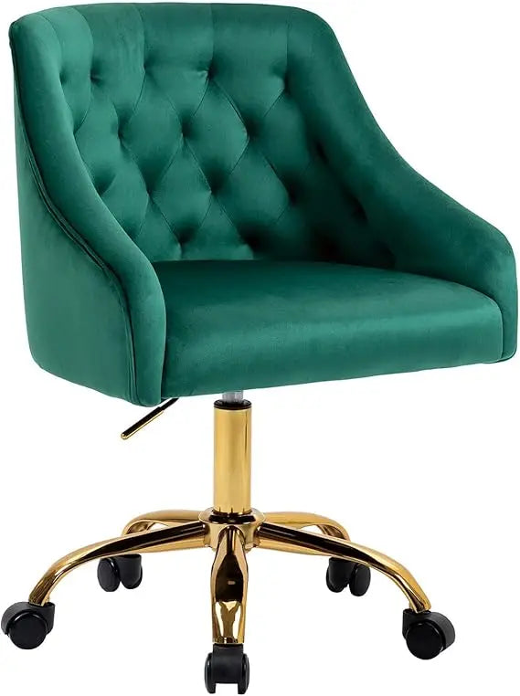 Feicheng Velvet Home Office Desk Chair Height Adjustable