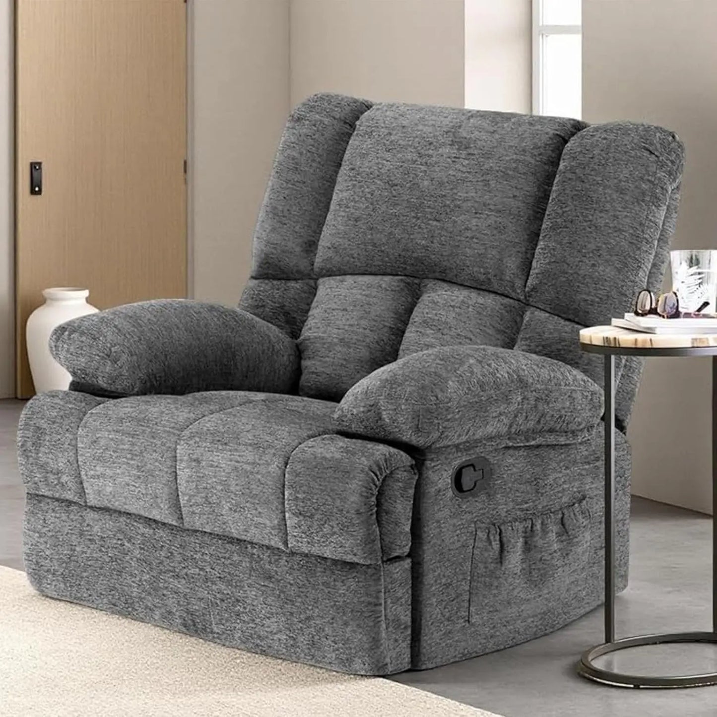 OEING Power Recliner Chair With Adjustable Backrest