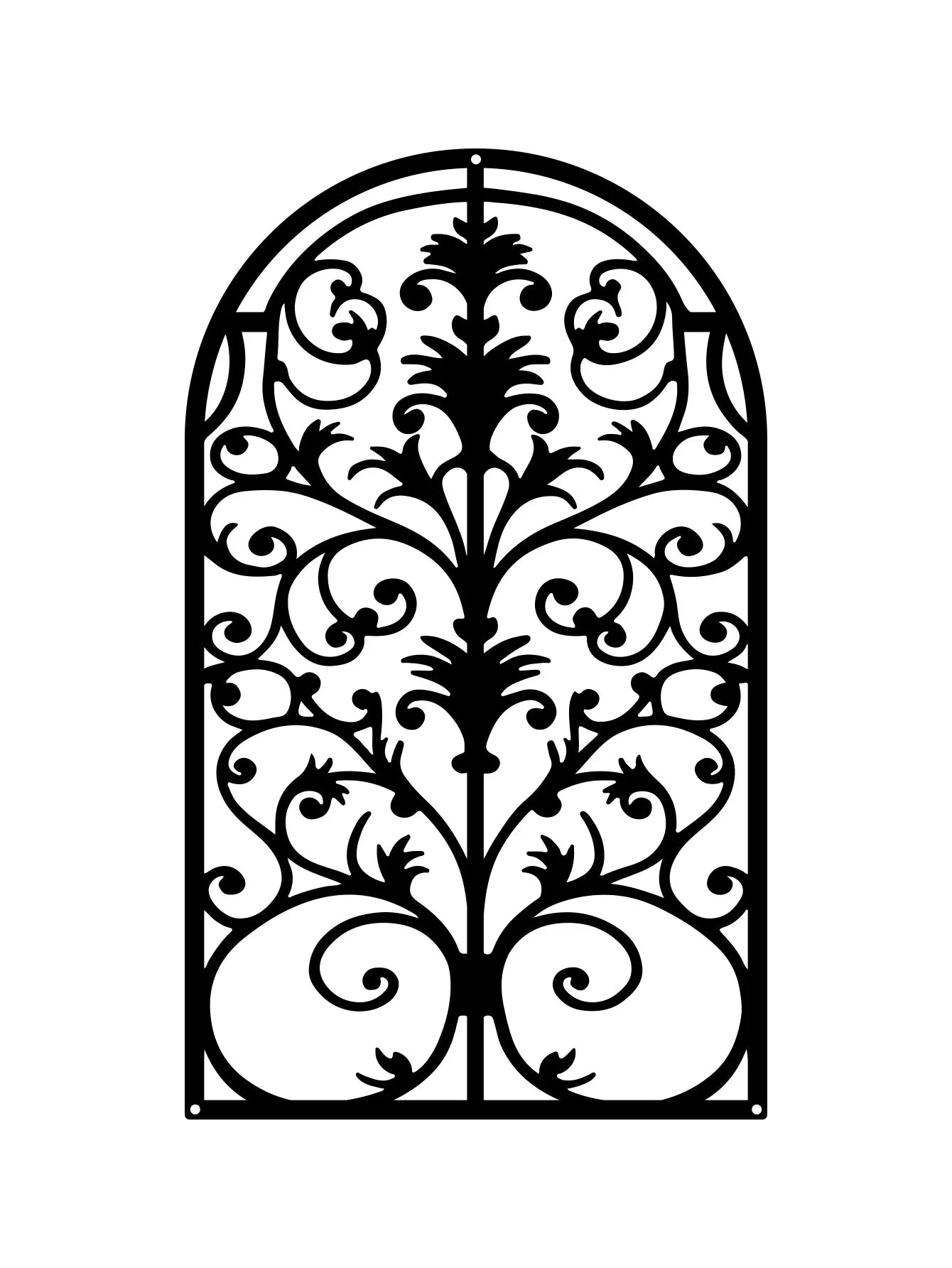 HELLOYOUNG European Style Iron Art Flower Window Decor