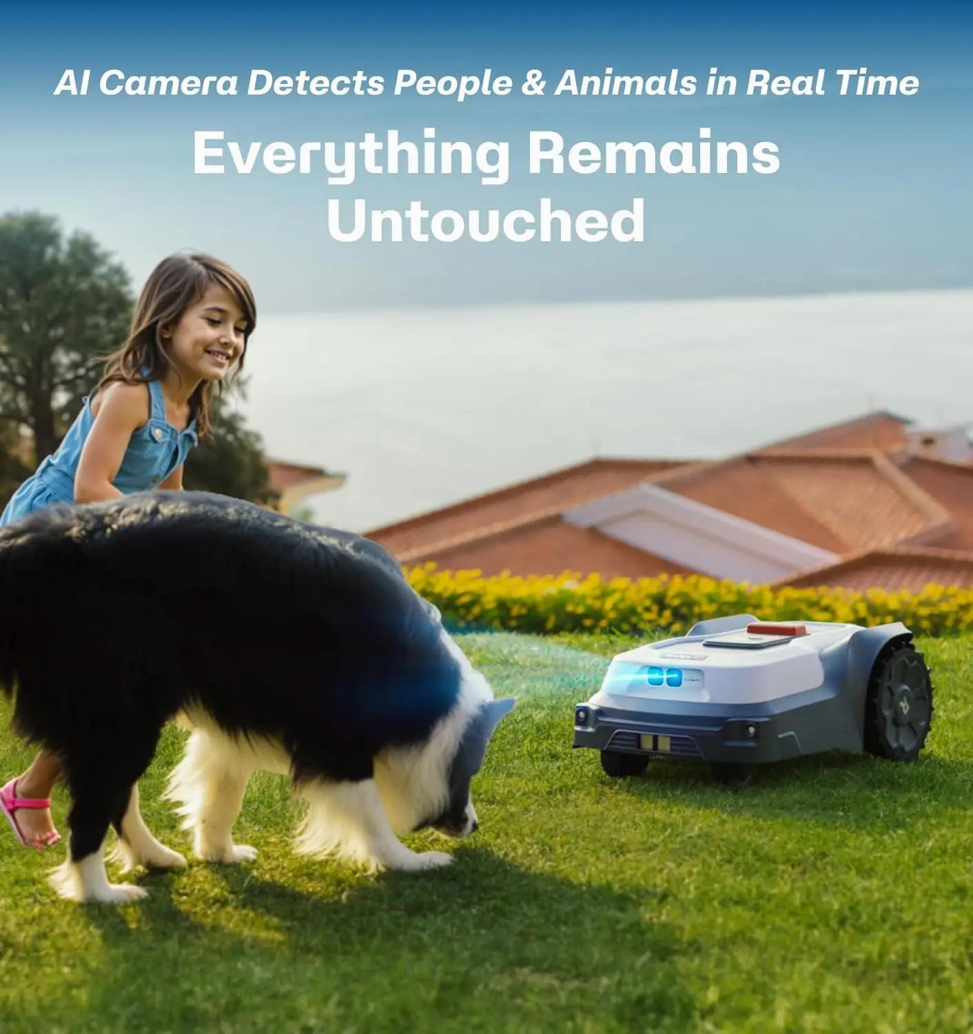 XMSJHign-concerned Chemical Robotic Lawn Mower RTK Vision