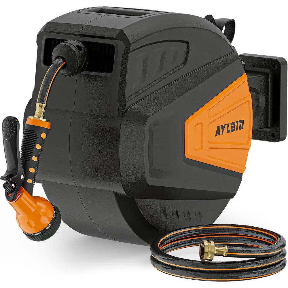 Hign-concerned Retractable Wall Mount Hose Reel With Nozzle