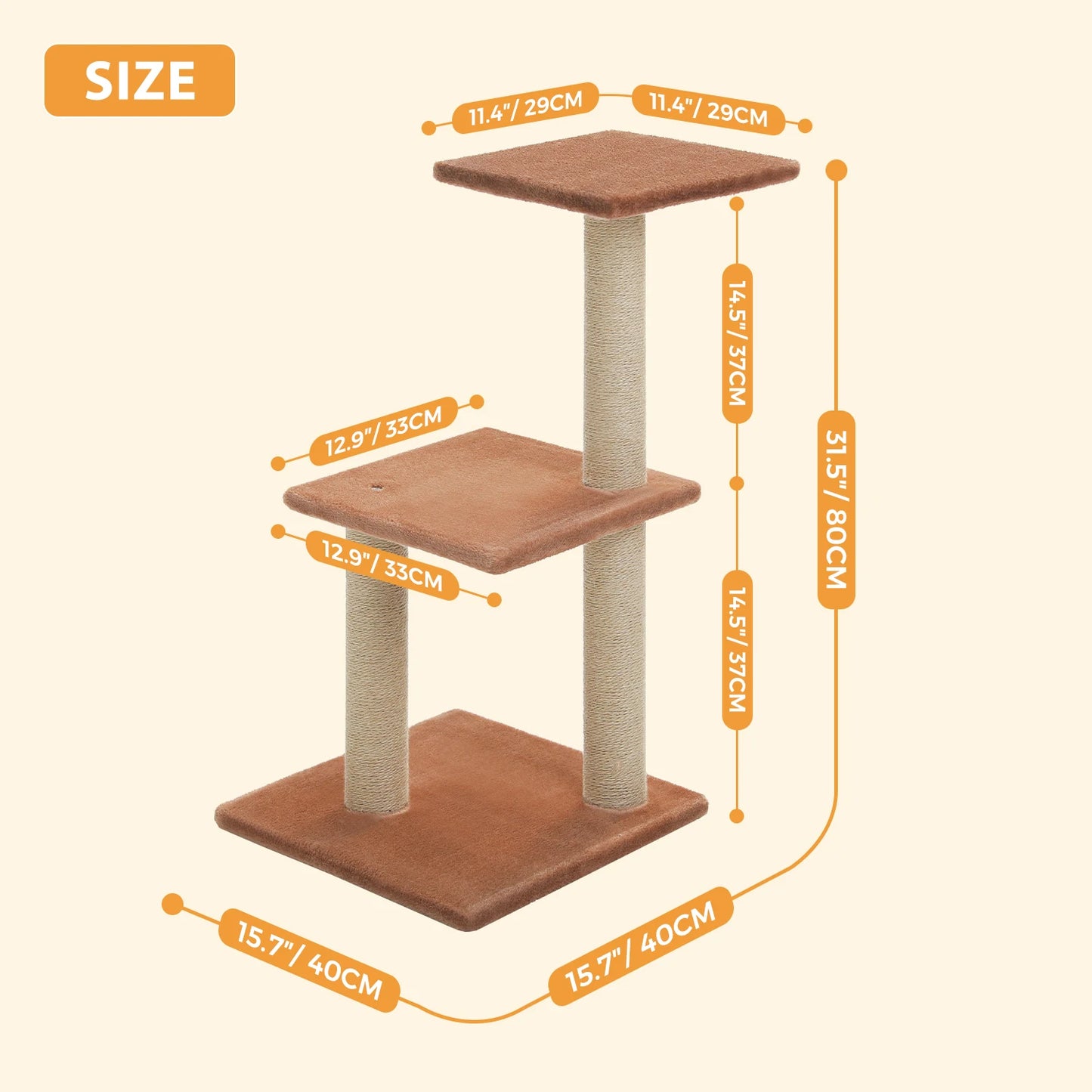 PAWZ Road Cat Tree Indoor 2 Styles Activity Tower Posts