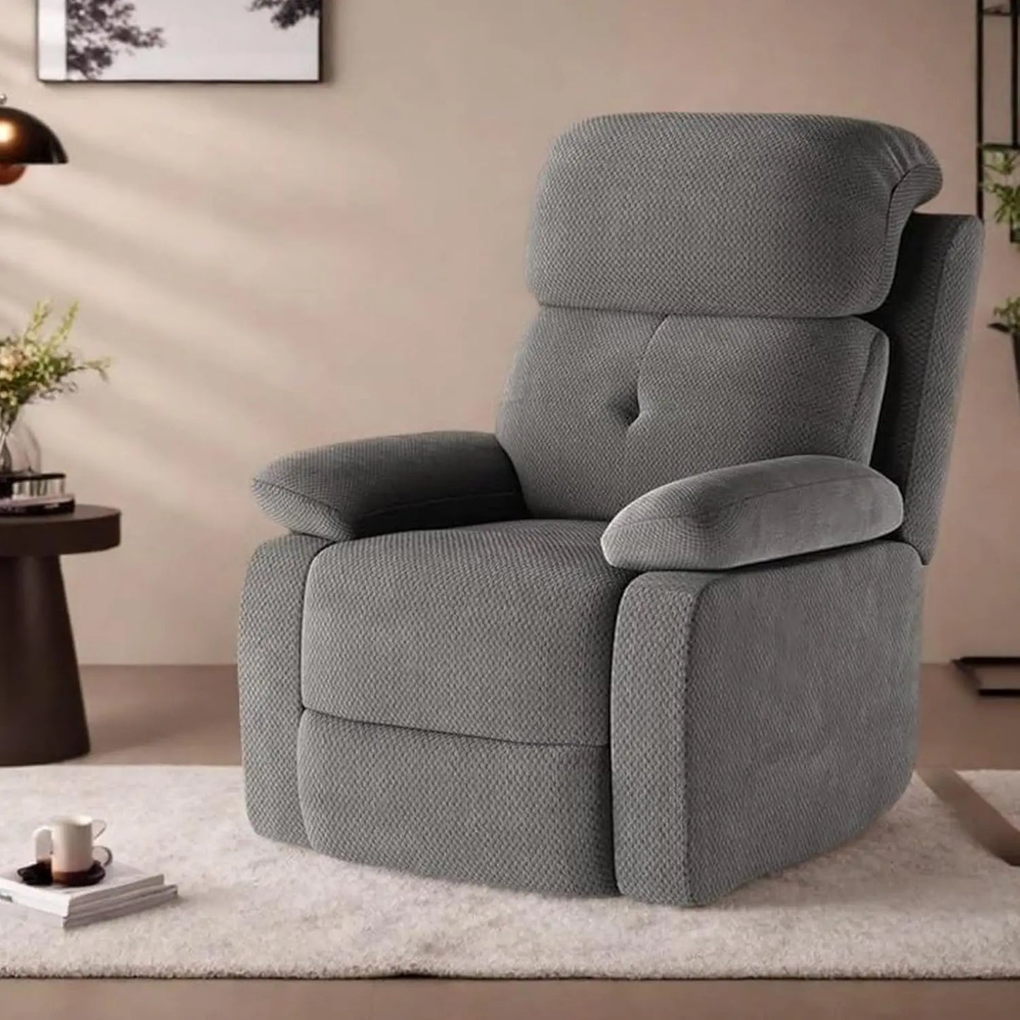 OEING Power Recliner Chair With Adjustable Backrest