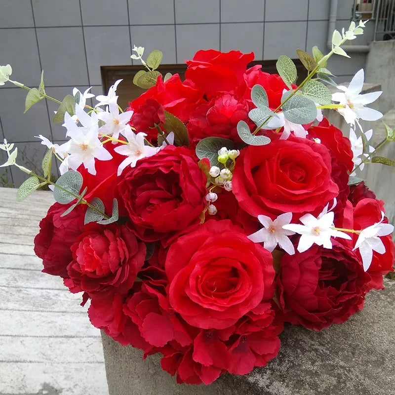 CN Guangdong Artificial Flower Ball Wedding Centerpiece