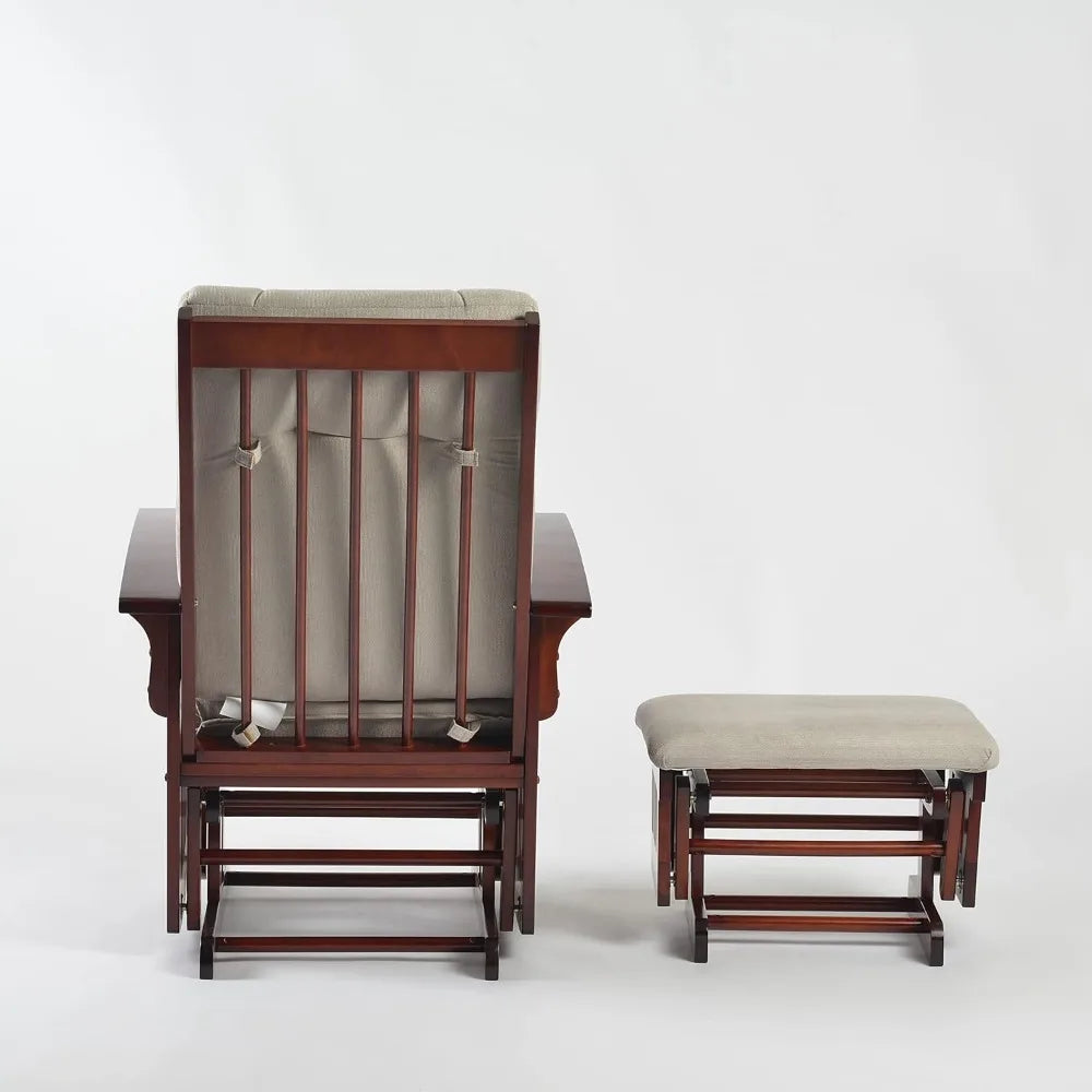 TANGXU Glider Rocking Chair With Ottoman For Nursery