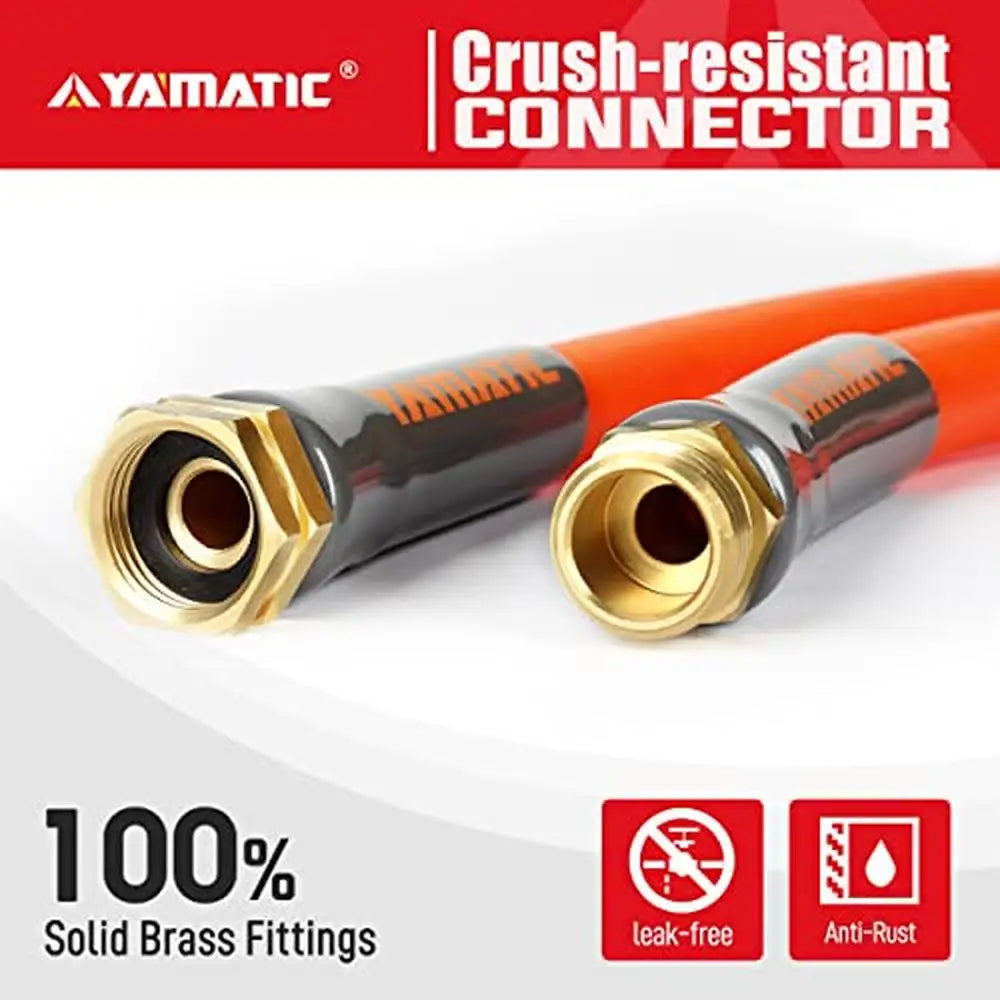 Dutrieux Heavy Duty All Weather Water Hose With Solid Brass