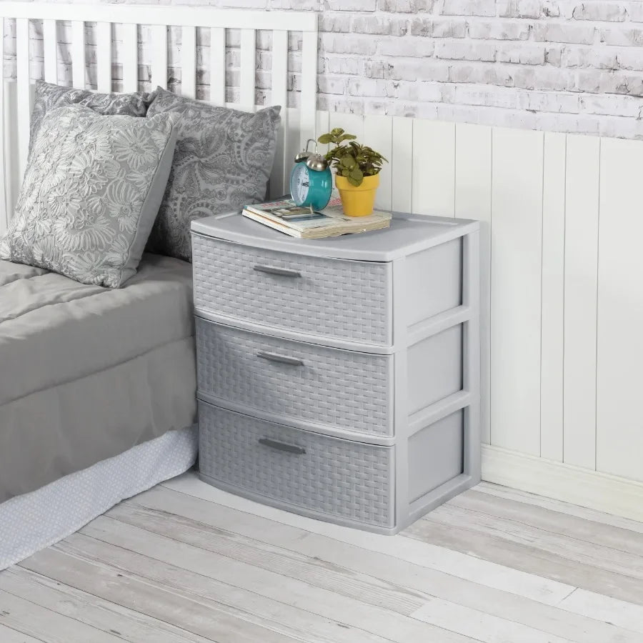 Hign Concerned Storage Drawers Woven Organizer For Home