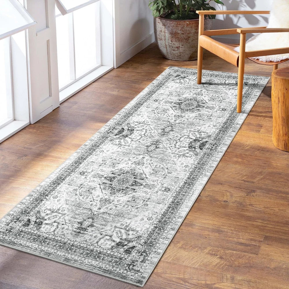 HobbyLane Washable Hallway Runner Rug Non Slip Entryway Carpet