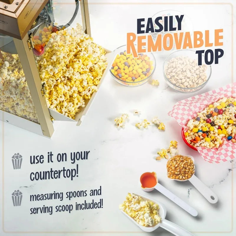 Factory Direct Sales Popcorn And Dispensing Cart For Kernels