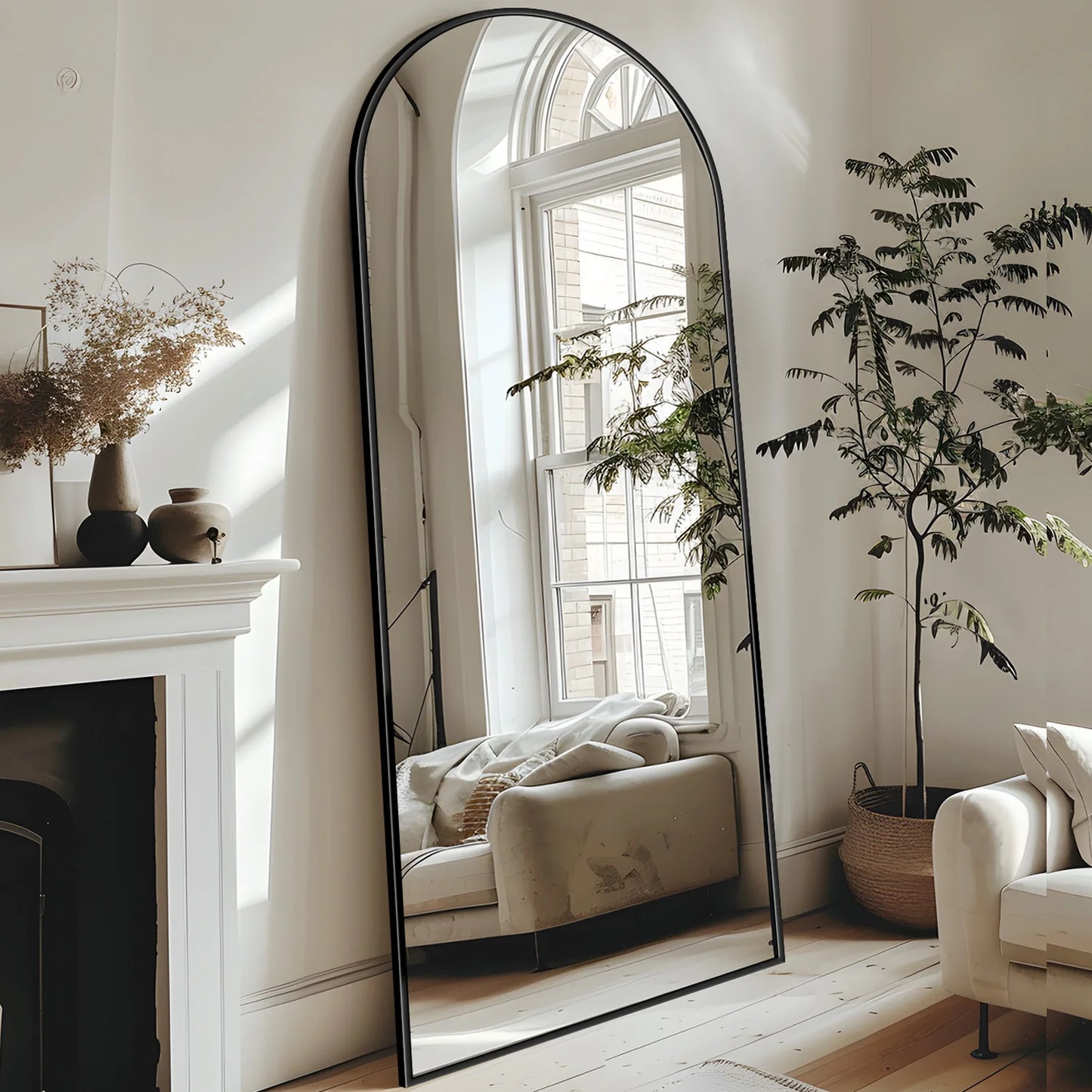 Antok Full Length Floor Mirror With Stand For Bedroom