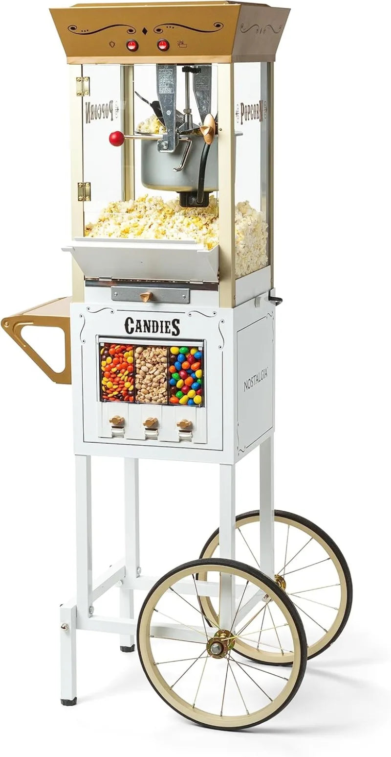Factory Direct Sales Popcorn And Dispensing Cart For Kernels