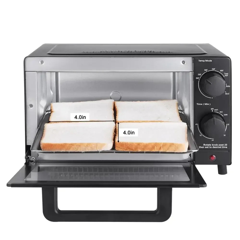 XMSJ Toaster Oven Convection Bake Broil Toast 1050W