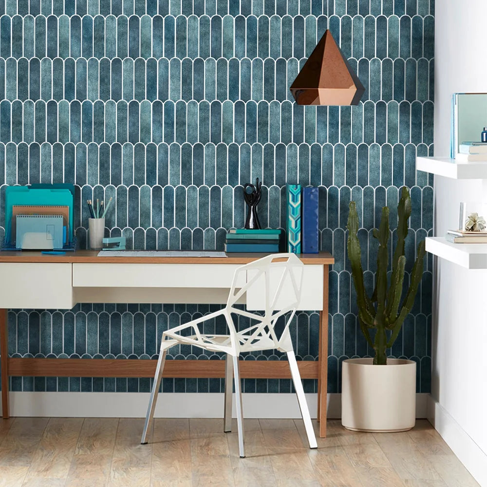 Commomycn 3D Matte Fish Peel and Stick Wall Panels