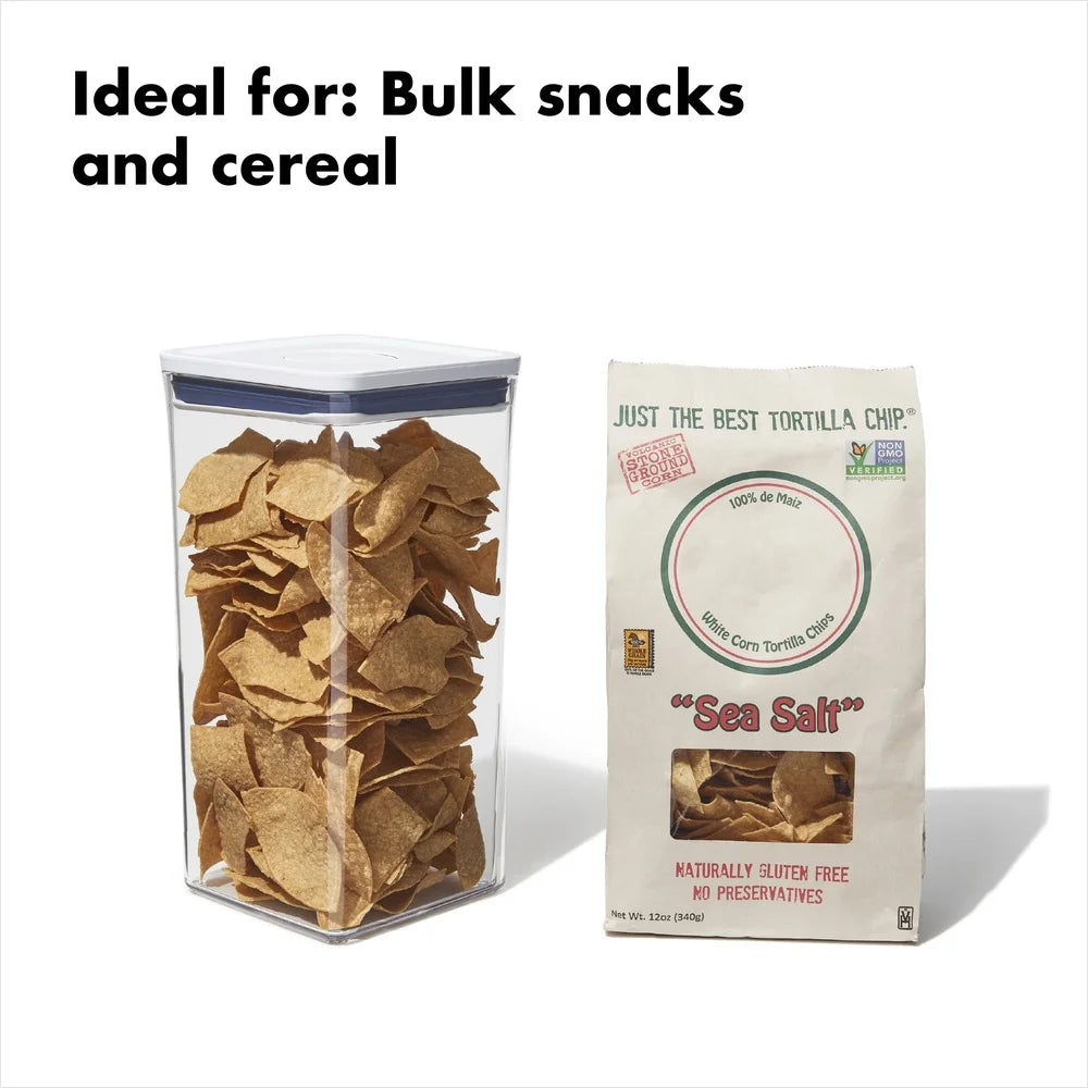 Hignconcerned Airtight Food Storage Canister One Touch Lid