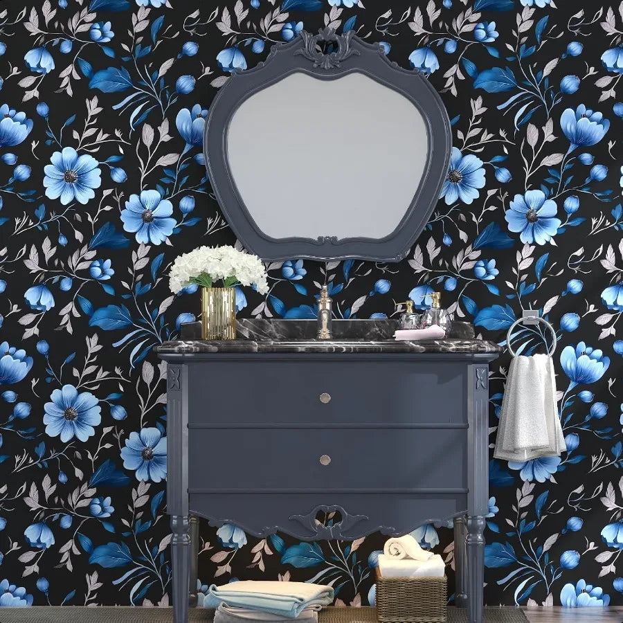 Guangdong Peel And Stick Floral Wallpaper Boho Adhesive