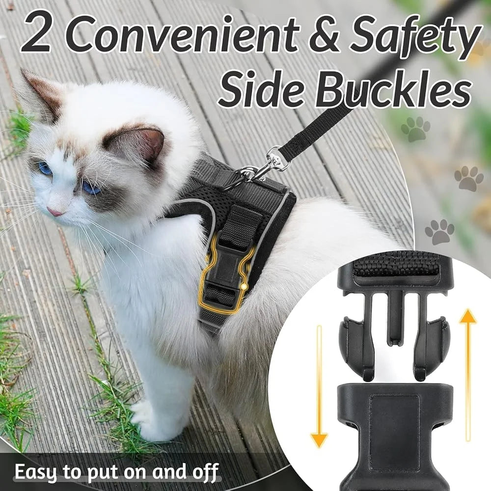 Fujian Escape Proof Cat Harness and Leash Adjustable Vest