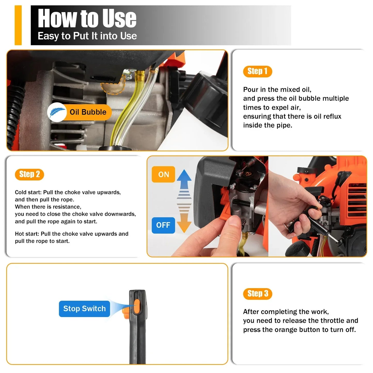 Hign-Concerned Commercial Backpack Leaf Snow Blower 42.7CC