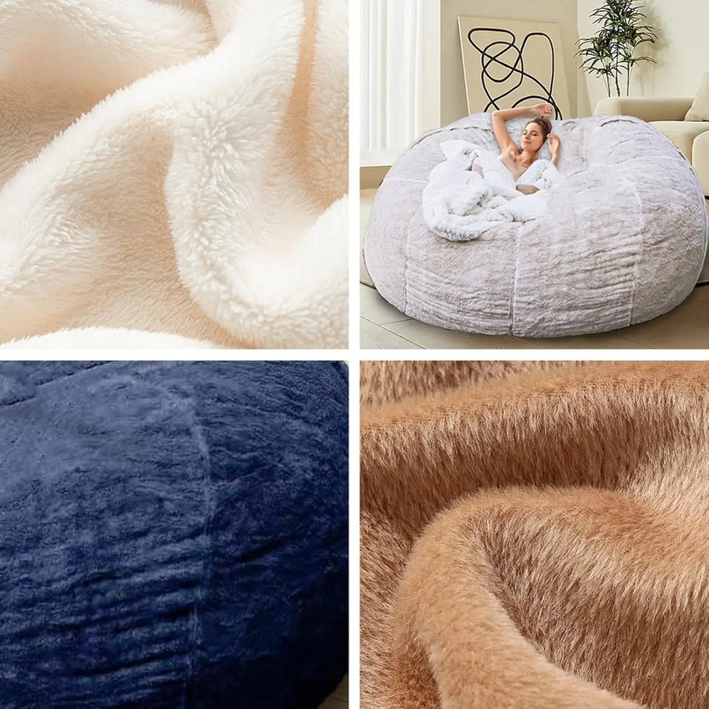 XMSJHign-concerned Bean Bag Chair for Adults and Kids