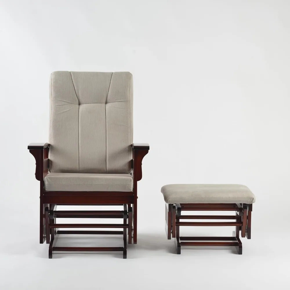 TANGXU Glider Rocking Chair With Ottoman For Nursery
