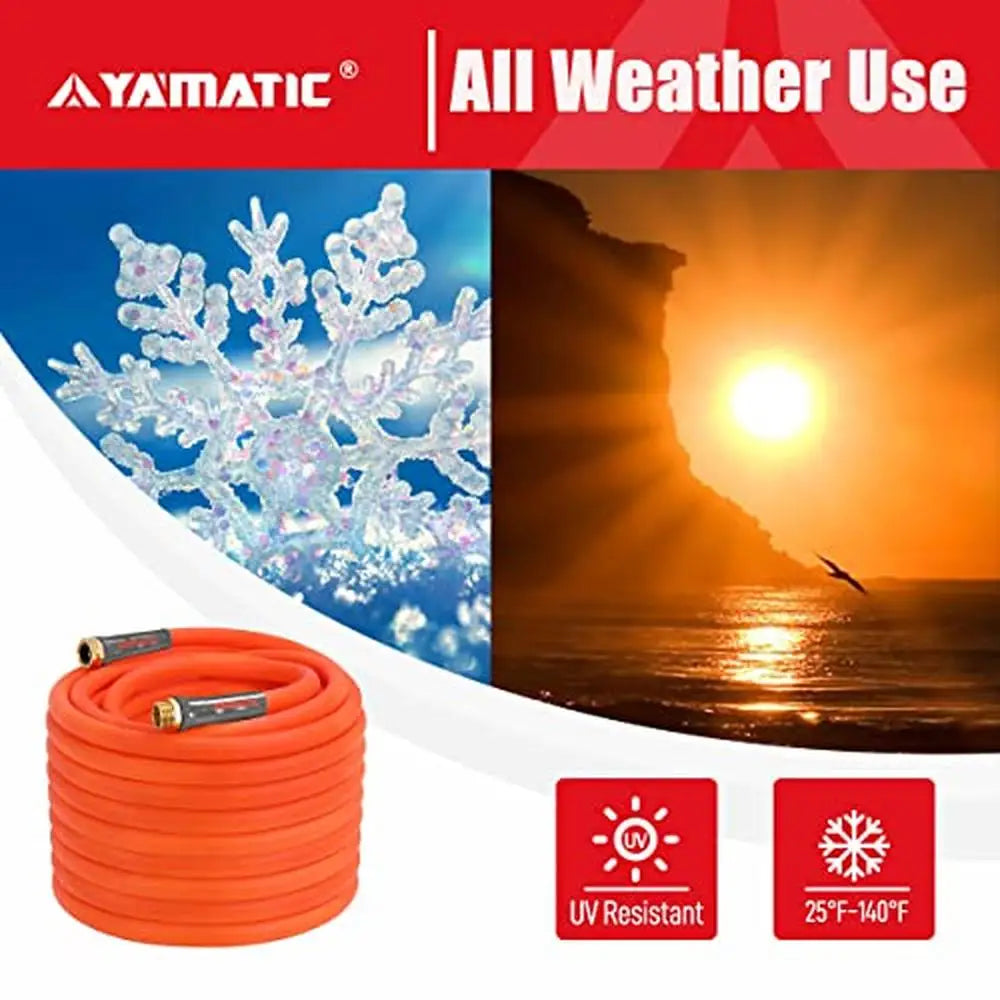 Dutrieux Heavy Duty All Weather Water Hose With Solid Brass