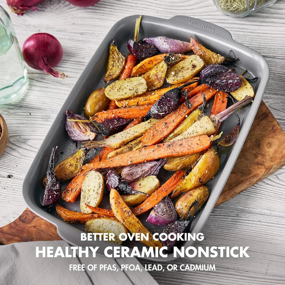 GreenPan Premiere Ovenware Healthy Ceramic Nonstick Bakeware