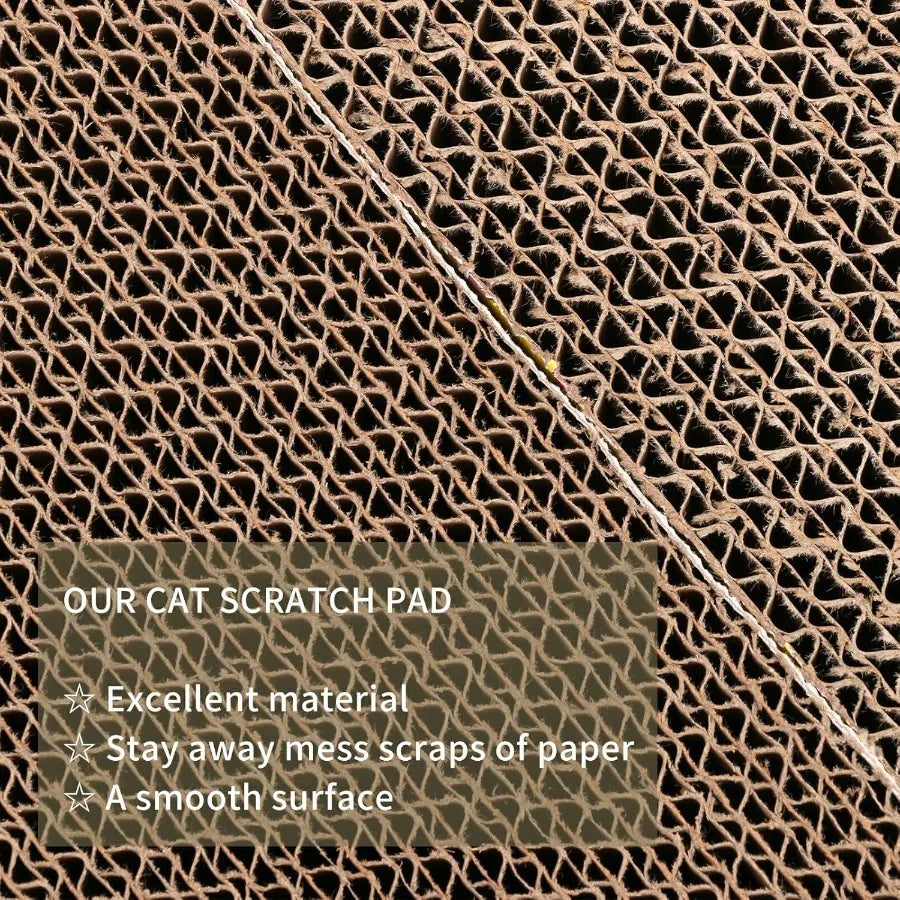 High-concerned Cat Scratcher Toys 5 Pack Reversible Cardboard Posts