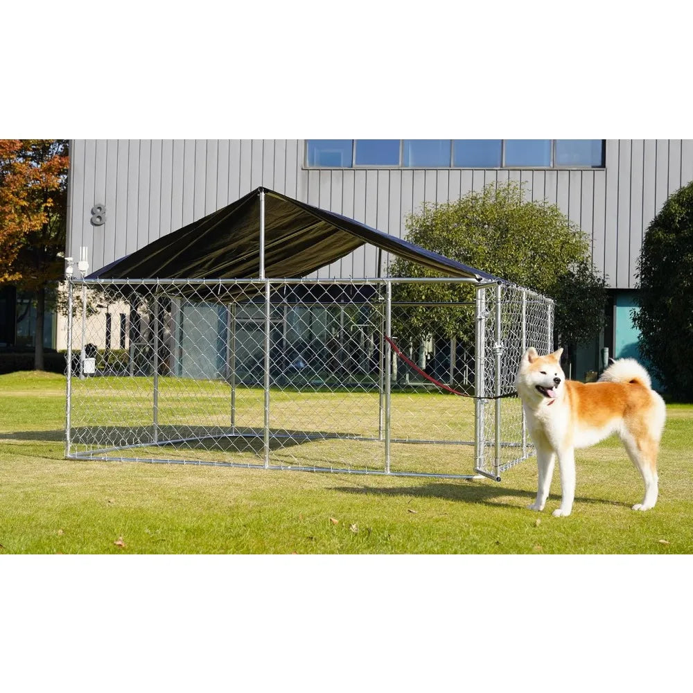 Hign-Concerned Outdoor Dog Enclosure Heavy Duty Kennel Mesh
