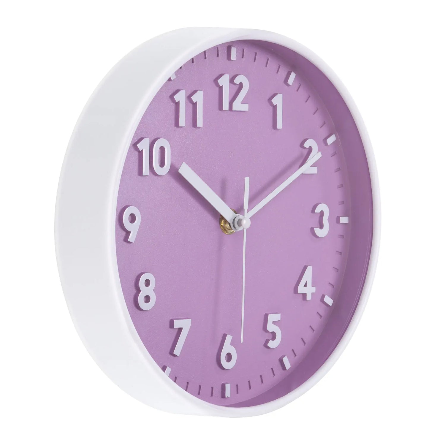 UXCELL 3D Number Quartz Silent Battery Operated Wall Clock