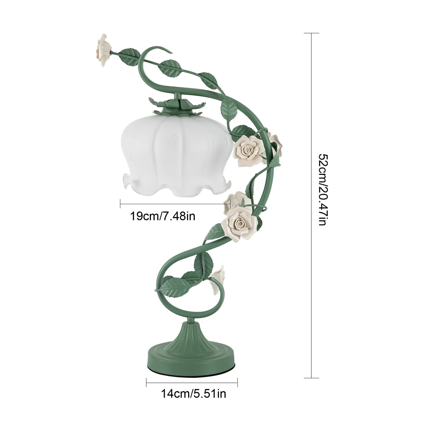 LOYALHEARTD Modern Bedside Lamp Flower Petal Reading Lamp