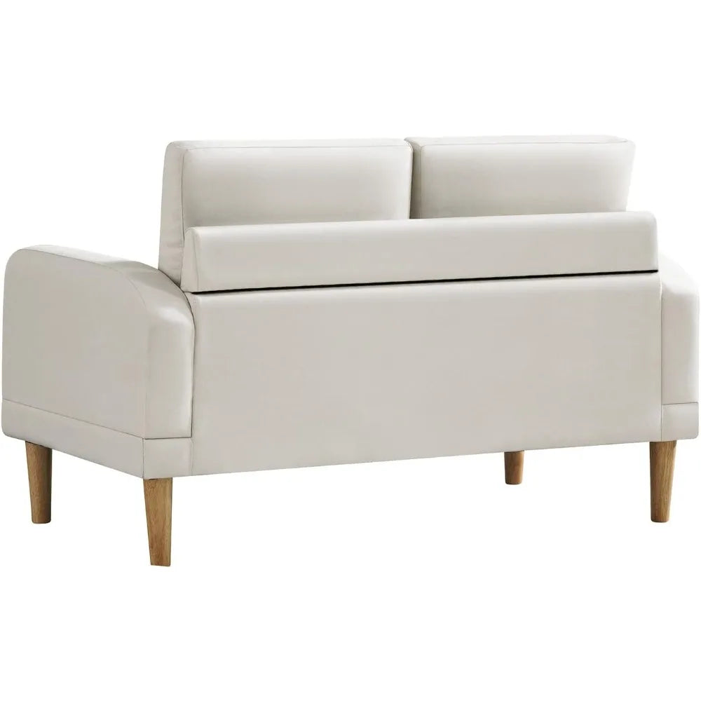 HUANZHUANG Compact Loveseat For Small Spaces Modern Sofa