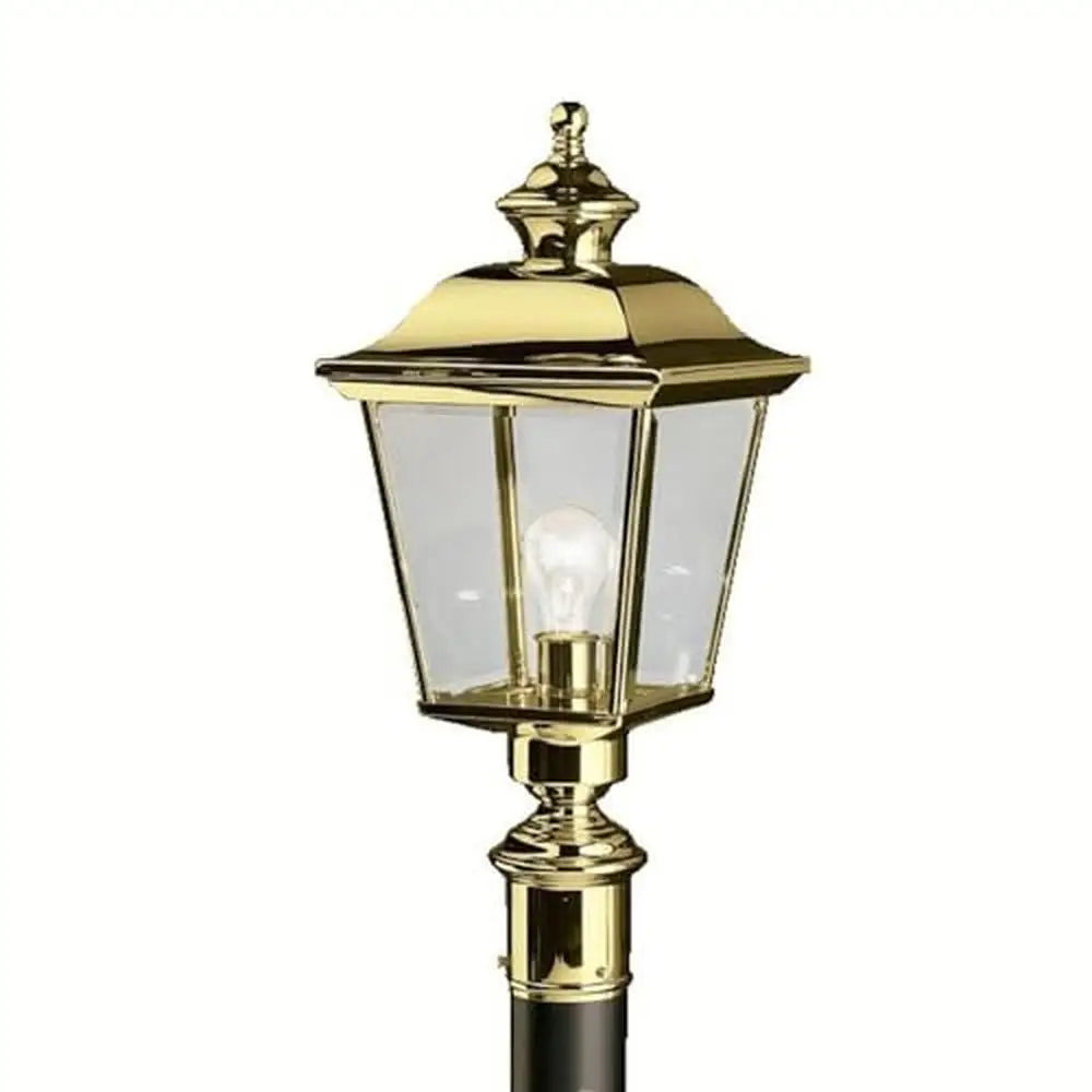 XMSJ Bay Shore Outdoor Post Mount Light Fixture Clear Glass
