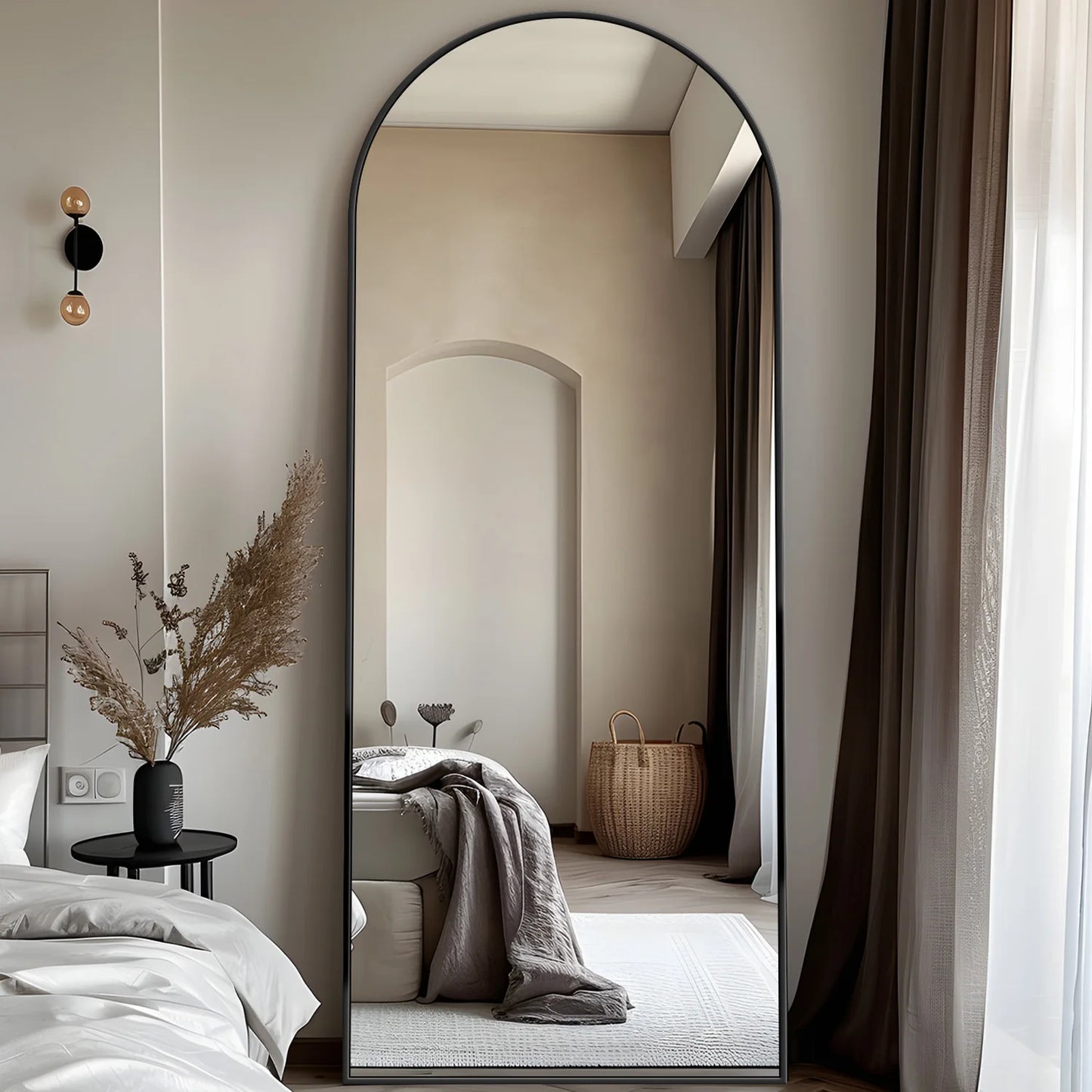Antok Full Length Floor Mirror With Stand For Bedroom