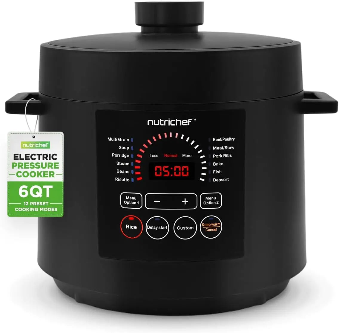 Iosn Electric Pressure Cooker Digital 9 Function Countertop