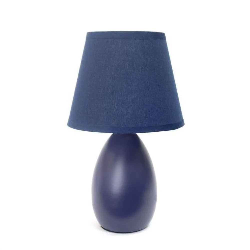 DUTRIEUX Ceramic Table Lamp Fabric Shade Candelabra Base