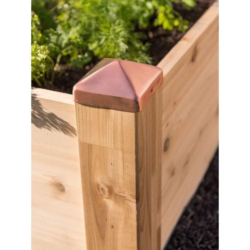 Gardener's Supply Company Copper Cap Cedar Raised Bed
